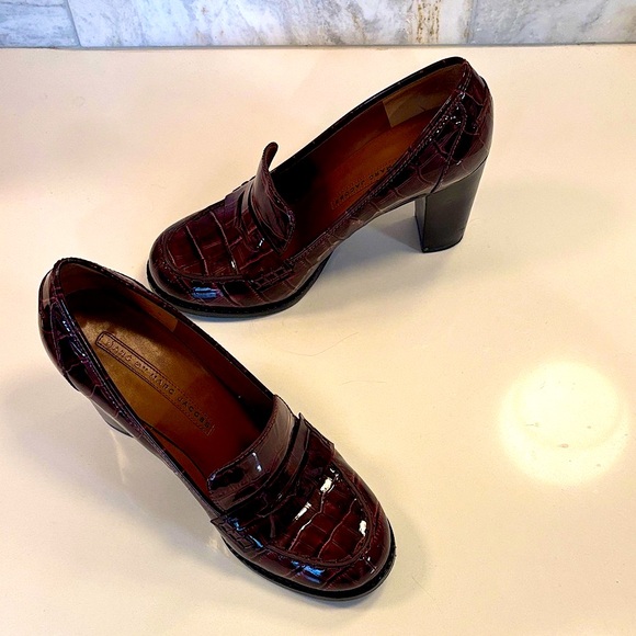 Marc By Marc Jacobs Burgundy Patent Leather Heels - Picture 5 of 15